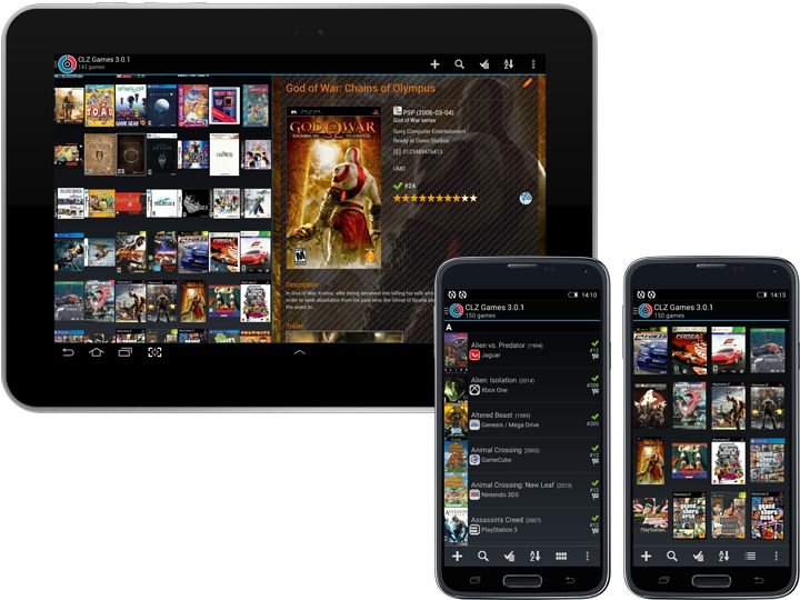 Game database app for for iPhone, iPad and Android » CLZ Games